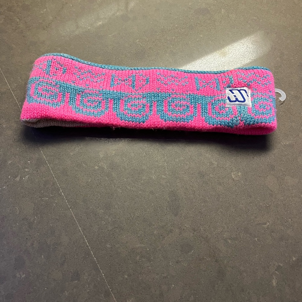 Pair of vintage wool Murray Merkley ski winter headbands 1980s